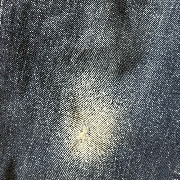 Loft The Super Soft Girlfriend Denim Jeans Raw Hem Distressed Size 30/10 - Picture 3 of 6